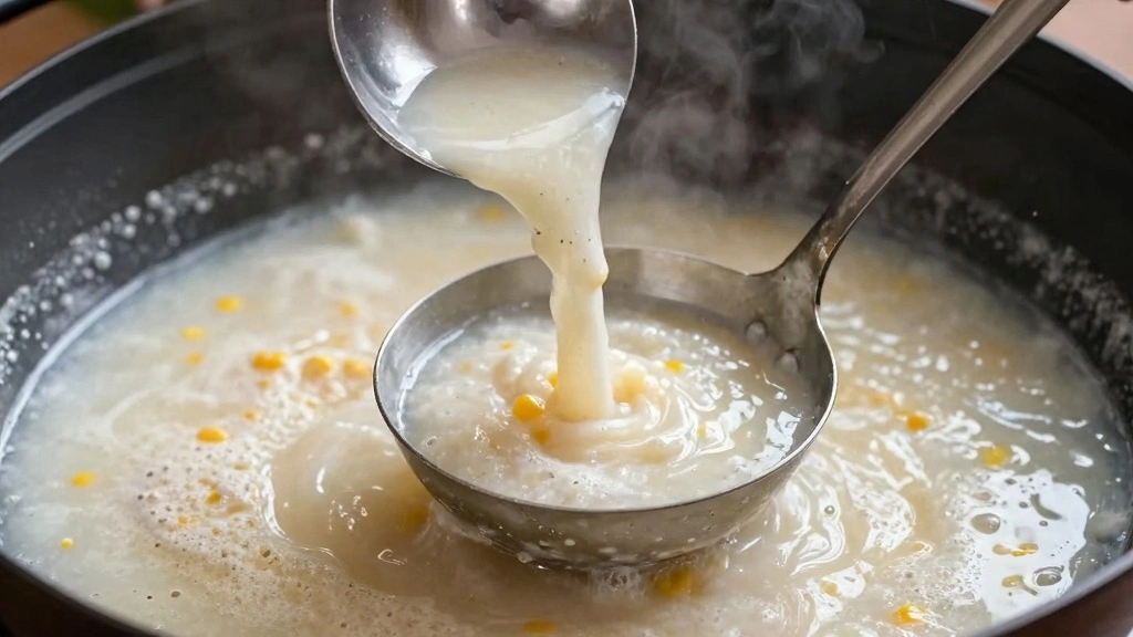 Veg Manchow Soup Recipe: A Quick and Easy Way to Warm Your Soul - Step 5: Thicken with Cornstarch Slurry 1