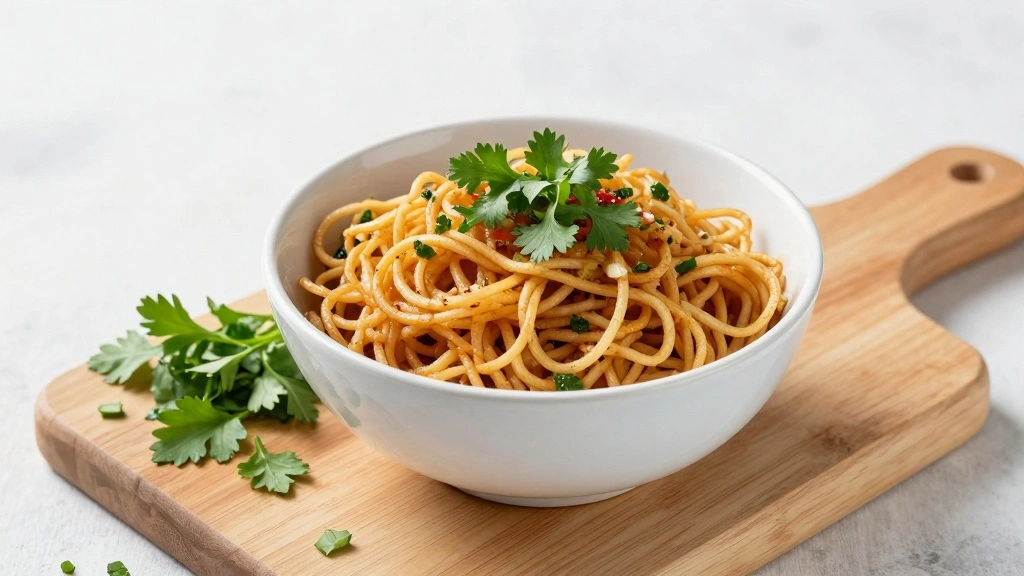 Veg Manchow Soup Recipe: A Quick and Easy Way to Warm Your Soul - Step 7: Prepare Garnish 1