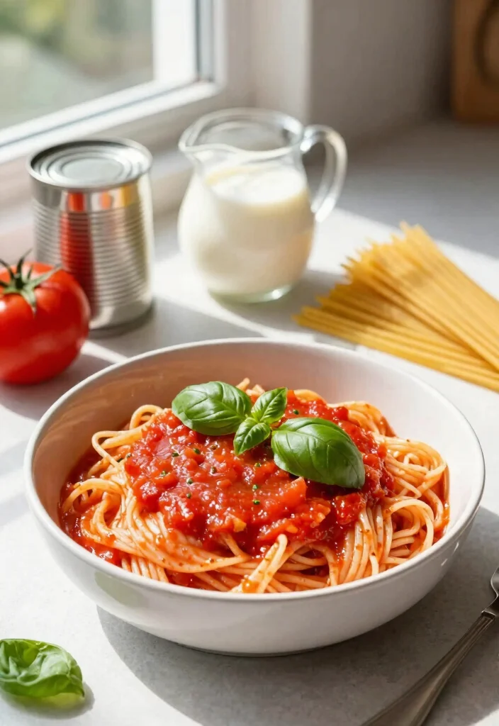 5 Ingredients Recipes That Will Change Your Weeknight Dinners Forever! - 2. Creamy Tomato Basil Pasta 1